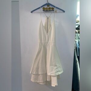 Dainty Hooligan white tiered trim dress